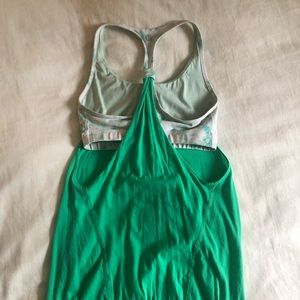 lululemon top with attached bra